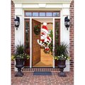 My Door Decor My Door Decor 285906XMAS-001 36 x 80 in. Santa & Rudolph Christmas Front Door Mural Sign Banner Decor; Multi Color 285906XMAS-001
